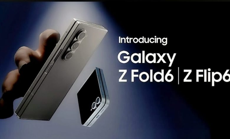 A Samsung Flip Phone opened, showcasing its foldable screen and sleek design.